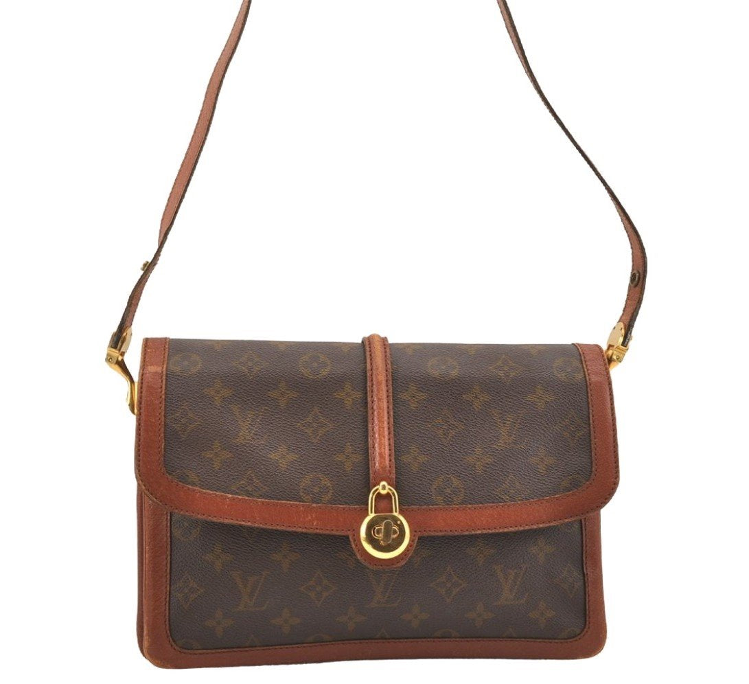 Authentic Louis Vuitton Monogram Sac Vendome Shoulder Cross Bag Old Model 0749J