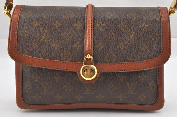 Authentic Louis Vuitton Monogram Sac Vendome Shoulder Cross Bag Old Model 0749J