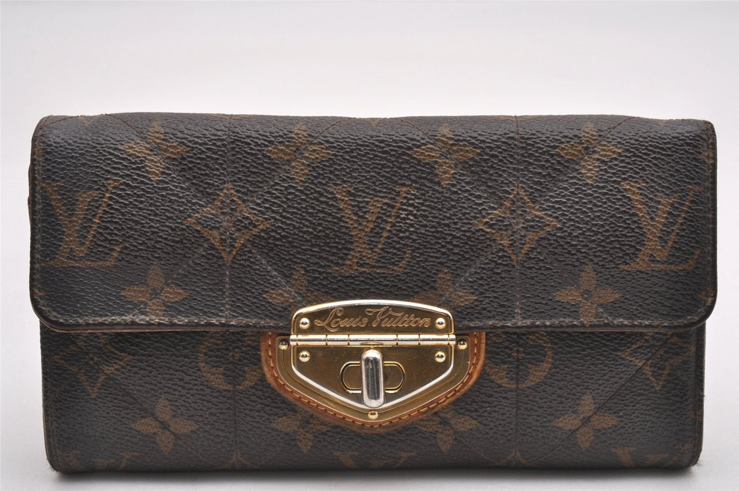 Auth Louis Vuitton Monogram Etoile Portefeuille Sarah Wallet M66556 LV 0752J