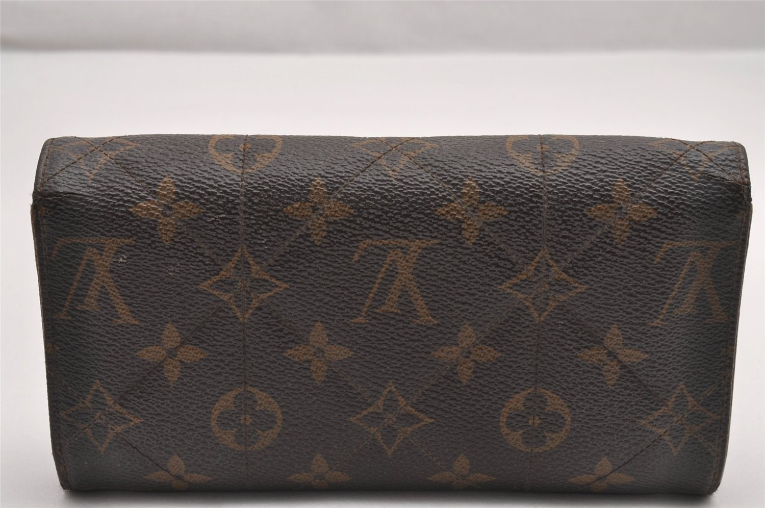 Auth Louis Vuitton Monogram Etoile Portefeuille Sarah Wallet M66556 LV 0752J