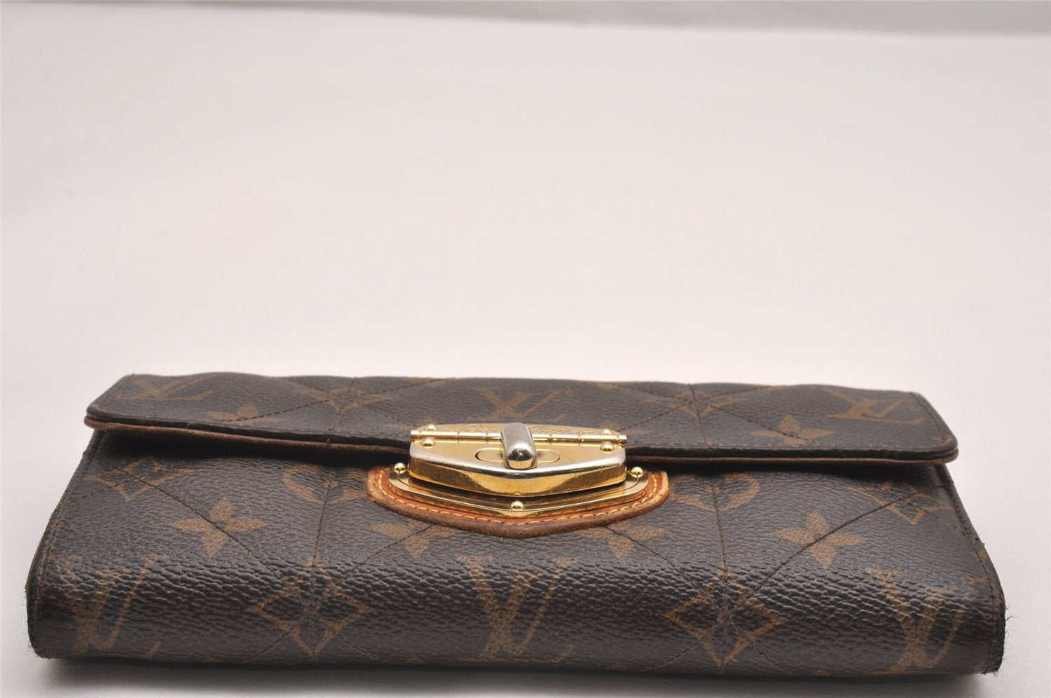 Auth Louis Vuitton Monogram Etoile Portefeuille Sarah Wallet M66556 LV 0752J