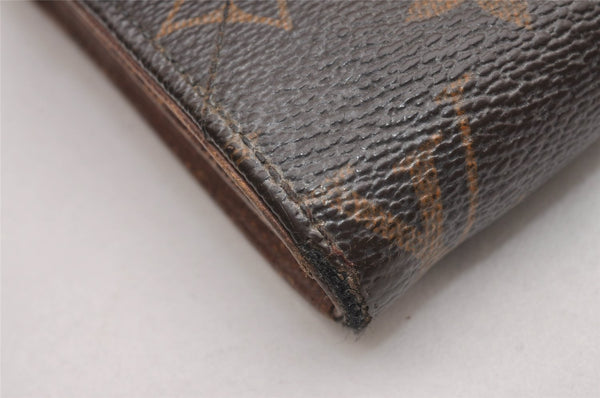 Auth Louis Vuitton Monogram Etoile Portefeuille Sarah Wallet M66556 LV 0752J