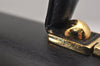 Authentic Salvatore Ferragamo Gancini Leather 2Way Shoulder Hand Bag Black 0752K