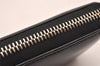 Authentic GUCCI SOHO Long Wallet Purse GG Tassel Leather 282413 Black 0753J