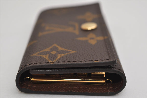 Authentic Louis Vuitton Monogram Multicles 4 Four Hooks Key Case M62631 LV 0754K
