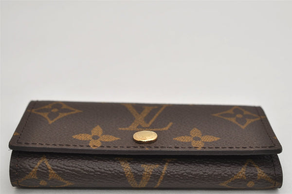 Authentic Louis Vuitton Monogram Multicles 4 Four Hooks Key Case M62631 LV 0754K