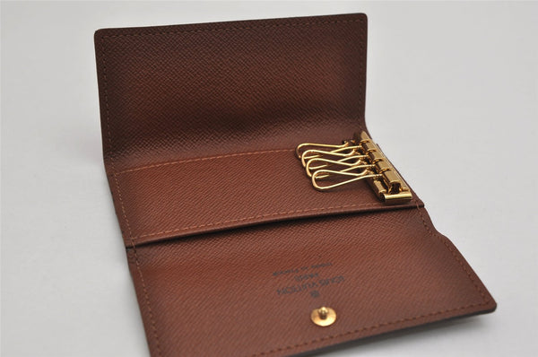 Authentic Louis Vuitton Monogram Multicles 4 Four Hooks Key Case M62631 LV 0754K