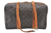 Authentic Louis Vuitton Monogram Sac Souple 35 Hand Boston Bag M41626 Junk 0755H