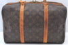 Authentic Louis Vuitton Monogram Sac Souple 35 Hand Boston Bag M41626 Junk 0755H