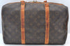 Authentic Louis Vuitton Monogram Sac Souple 35 Hand Boston Bag M41626 Junk 0755H