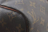 Authentic Louis Vuitton Monogram Sac Souple 35 Hand Boston Bag M41626 Junk 0755H