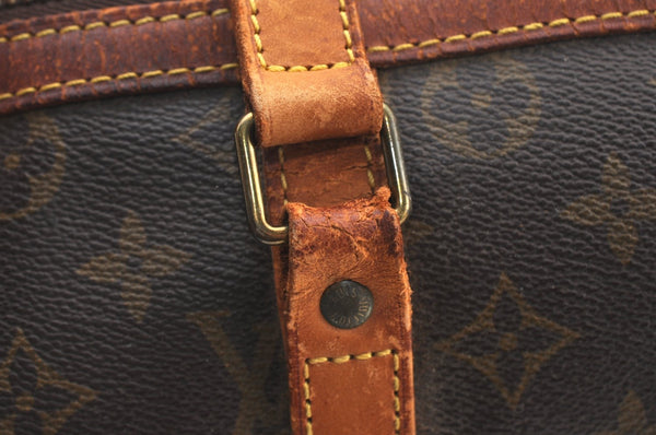 Authentic Louis Vuitton Monogram Sac Souple 35 Hand Boston Bag M41626 Junk 0755H