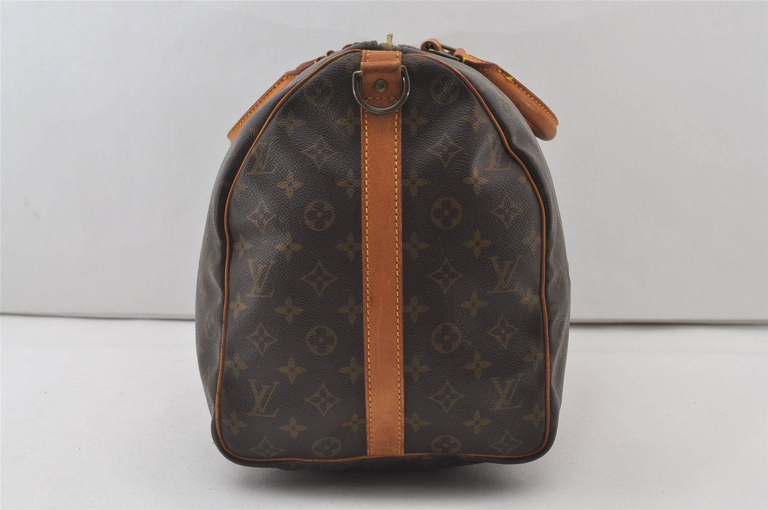 Authentic Louis Vuitton Monogram Keepall Bandouliere 50 M41416 Boston Bag 0755J