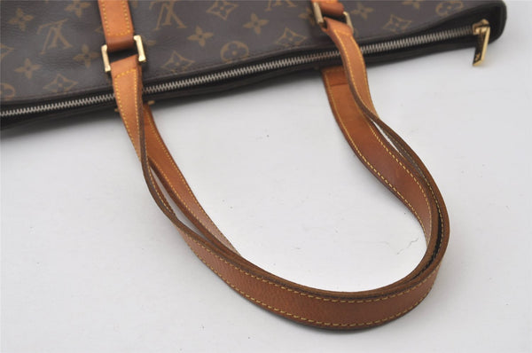 Authentic Louis Vuitton Monogram Cabas Mezzo Shoulder Tote Bag M51151 LV 0756J