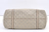 Authentic GUCCI Guccissima Shoulder Tote Bag GG Leather 197953 White 0757K