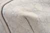Authentic GUCCI Guccissima Shoulder Tote Bag GG Leather 197953 White 0757K