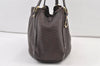 Authentic GUCCI Guccissima Abbey Shoulder Tote Bag GG Leather 130736 Brown 0758K