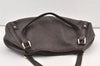 Authentic GUCCI Guccissima Abbey Shoulder Tote Bag GG Leather 130736 Brown 0758K