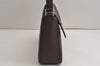 Authentic BURBERRY Vintage Leather Shoulder Hand Bag Purse Brown 0760K