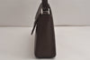Authentic BURBERRY Vintage Leather Shoulder Hand Bag Purse Brown 0760K