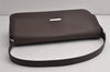 Authentic BURBERRY Vintage Leather Shoulder Hand Bag Purse Brown 0760K