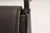 Authentic BURBERRY Vintage Leather Shoulder Hand Bag Purse Brown 0760K