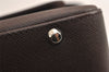 Authentic BURBERRY Vintage Leather Shoulder Hand Bag Purse Brown 0760K