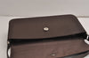 Authentic BURBERRY Vintage Leather Shoulder Hand Bag Purse Brown 0760K