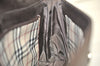 Authentic BURBERRY Vintage Leather Shoulder Hand Bag Purse Brown 0760K