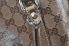 Authentic GUCCI GG Crystal Shoulder Tote Bag GG PVC Leather 197953 Brown 0761K