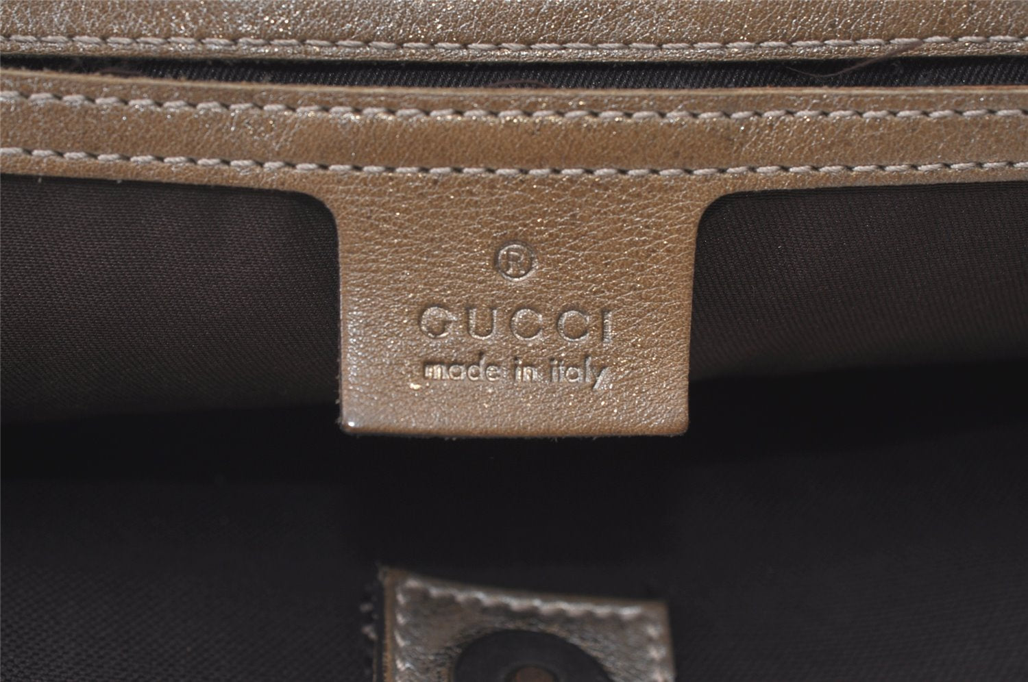 Authentic GUCCI GG Crystal Shoulder Tote Bag GG PVC Leather 197953 Brown 0761K