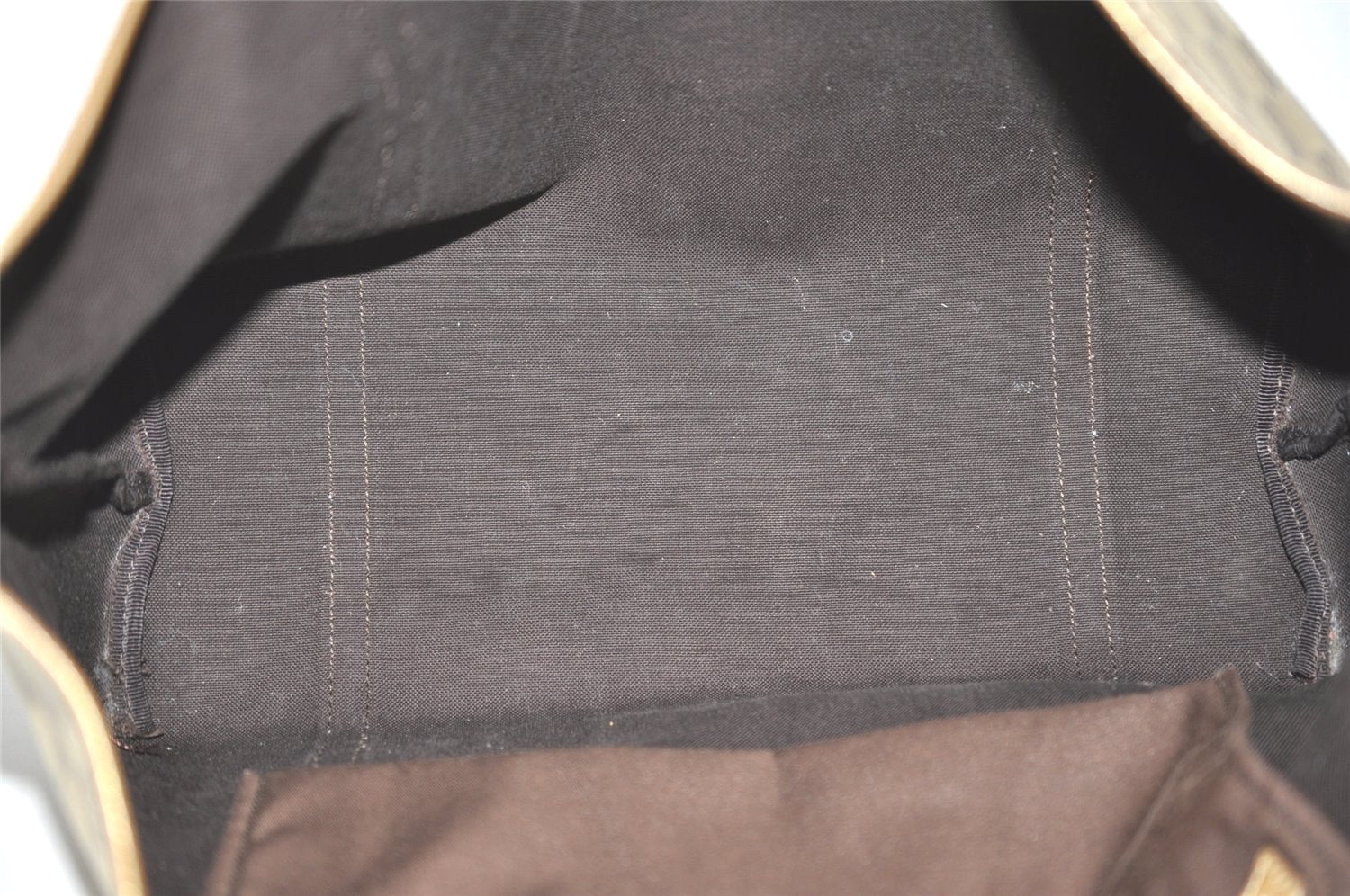 Authentic GUCCI GG Crystal Shoulder Tote Bag GG PVC Leather 197953 Brown 0761K