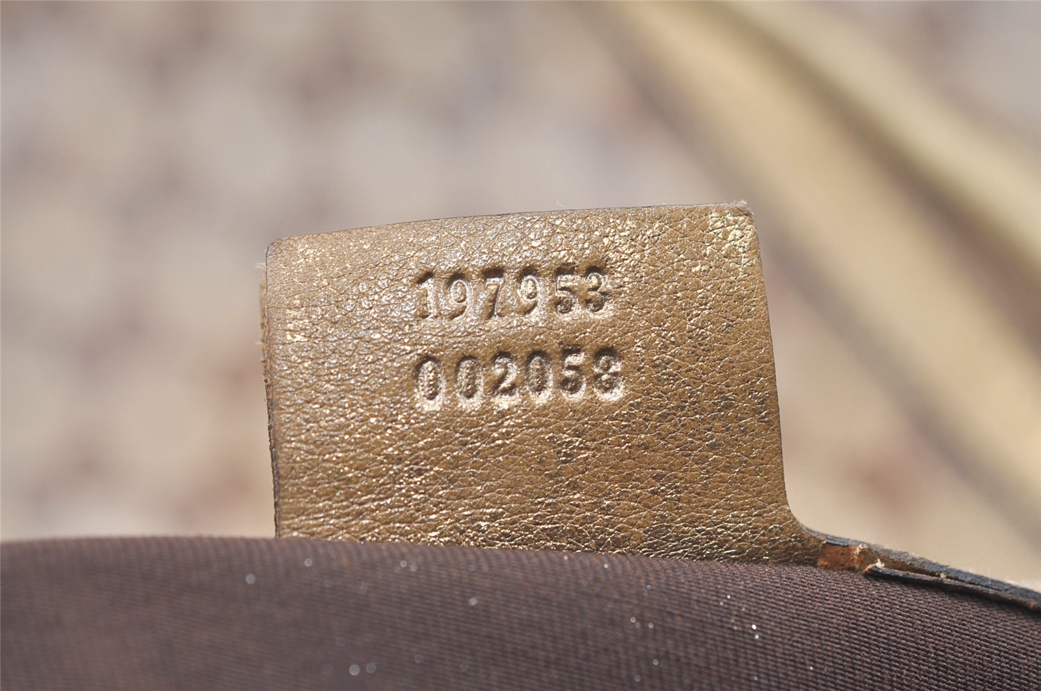 Authentic GUCCI GG Crystal Shoulder Tote Bag GG PVC Leather 197953 Brown 0761K