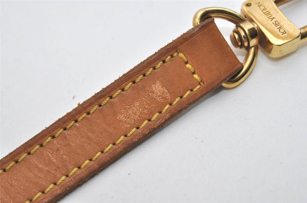 Authentic Louis Vuitton Leather Shoulder Strap Beige 47.4" LV 0762I