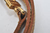 Authentic Louis Vuitton Leather Shoulder Strap Beige 47.4" LV 0762I