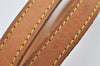 Authentic Louis Vuitton Leather Shoulder Strap Beige 47.4" LV 0762I