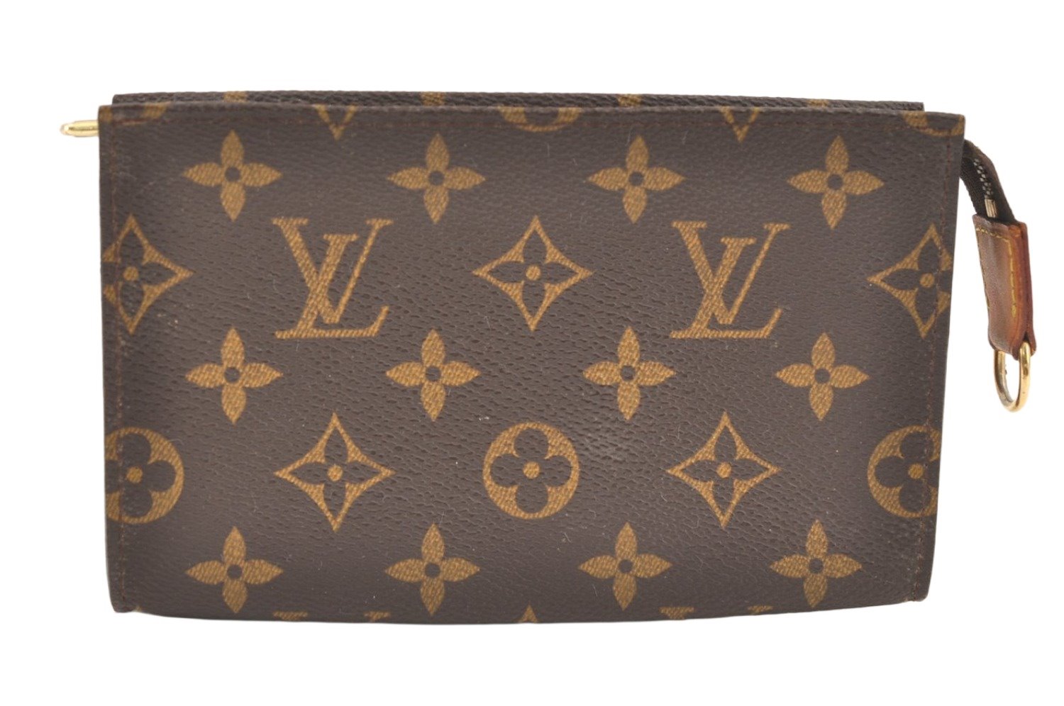 Authentic Louis Vuitton Monogram Pouch For Bucket PM LV 0762K