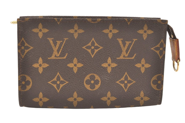 Authentic Louis Vuitton Monogram Pouch For Bucket PM LV 0762K