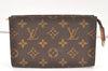 Authentic Louis Vuitton Monogram Pouch For Bucket PM LV 0762K