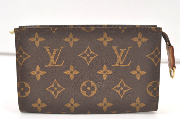 Authentic Louis Vuitton Monogram Pouch For Bucket PM LV 0762K
