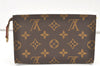 Authentic Louis Vuitton Monogram Pouch For Bucket PM LV 0762K