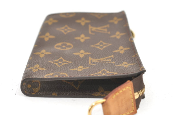 Authentic Louis Vuitton Monogram Pouch For Bucket PM LV 0762K