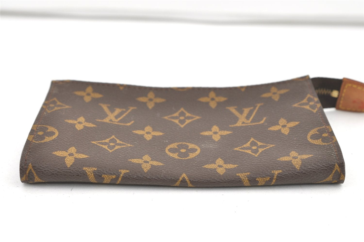 Authentic Louis Vuitton Monogram Pouch For Bucket PM LV 0762K