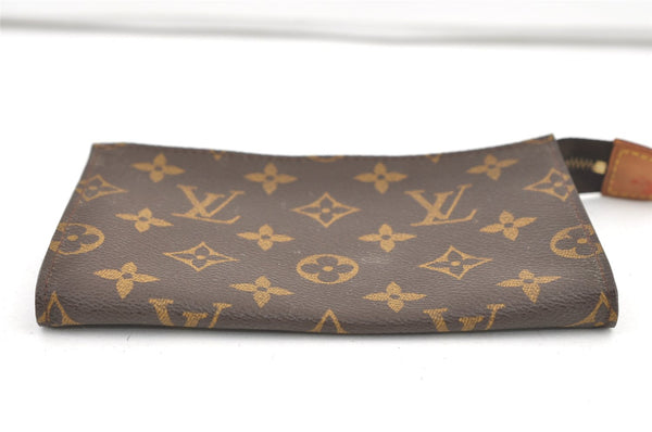 Authentic Louis Vuitton Monogram Pouch For Bucket PM LV 0762K