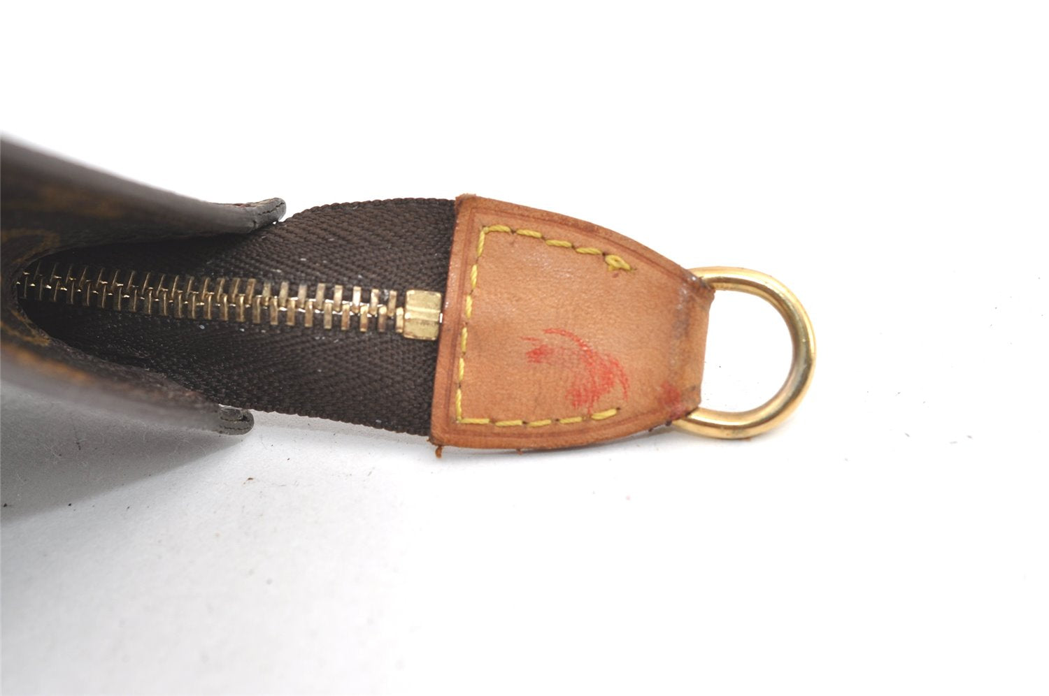 Authentic Louis Vuitton Monogram Pouch For Bucket PM LV 0762K