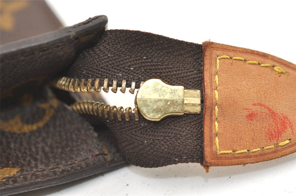 Authentic Louis Vuitton Monogram Pouch For Bucket PM LV 0762K