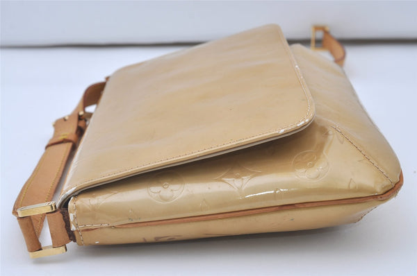 Auth Louis Vuitton Vernis Thompson Street Shoulder Bag Yellow M91008 Junk 0763J