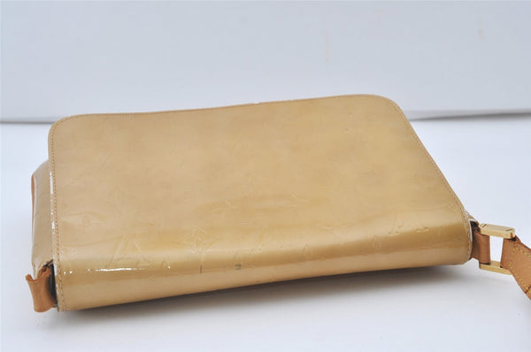 Auth Louis Vuitton Vernis Thompson Street Shoulder Bag Yellow M91008 Junk 0763J
