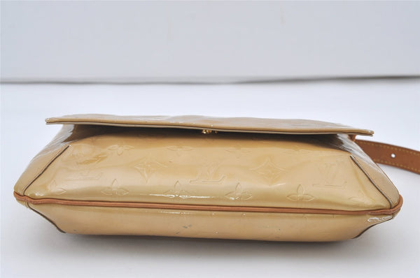 Auth Louis Vuitton Vernis Thompson Street Shoulder Bag Yellow M91008 Junk 0763J