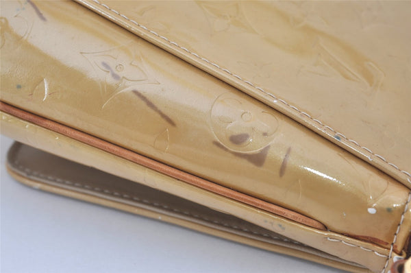 Auth Louis Vuitton Vernis Thompson Street Shoulder Bag Yellow M91008 Junk 0763J